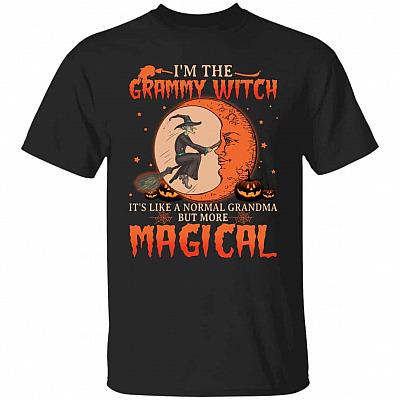 8. Grammy Witch, Black, Unisex T-Shirt