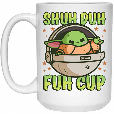 15 oz. White Mug
