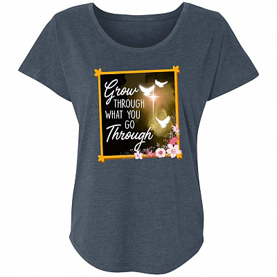 Ladies Triblend Dolman Sleeve