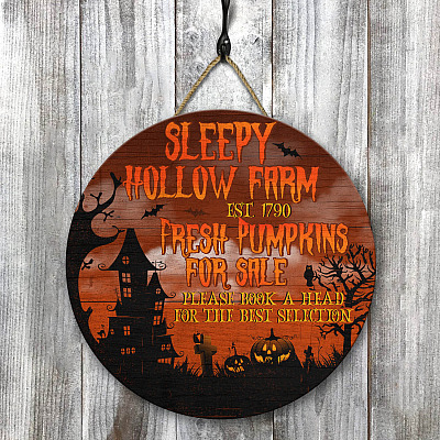 Wooden Door Sign