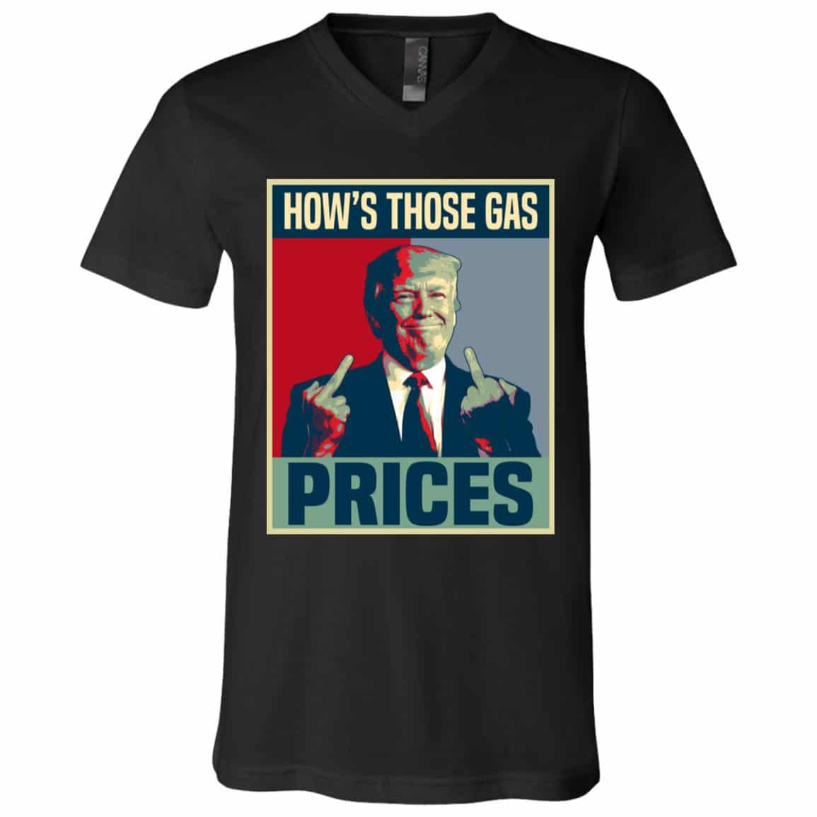 Donald Trump How's Tshirt, Black, V-Neck T-Shirt Donald Trump How's Tshirt, Black, V-Neck T-Shirt