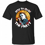 Here To Crash Tshirt, Black, Unisex T-Shirt