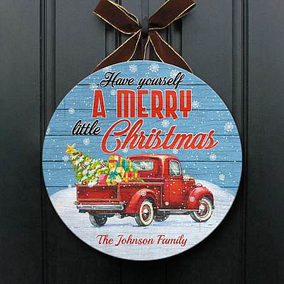 Wooden Door Sign