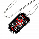 For God So Loved The World That He Gave His Only Begotten Son Dog Tag Pendant Necklace For God So Loved The World That He Gave His Only Begotten Son Dog Tag Pendant Necklace