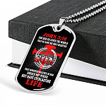 For God So Loved The World That He Gave His Only Begotten Son Dog Tag Pendant Necklace For God So Loved The World That He Gave His Only Begotten Son Dog Tag Pendant Necklace
