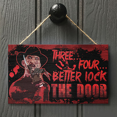 Wooden Door Sign