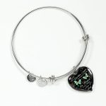 I Have Two Guardian Angels Watching Over Me In Heaven I Call Them Mom And Dad Butterfly Memorial Heart Pendant Necklace