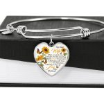My Dear Wife When I Look at You in Wonder If I Did Something Really Good From Husband Heart Pendant Necklace