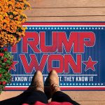 1O. uu tien Trump Won (doormat) (4) Doormat mockup 7