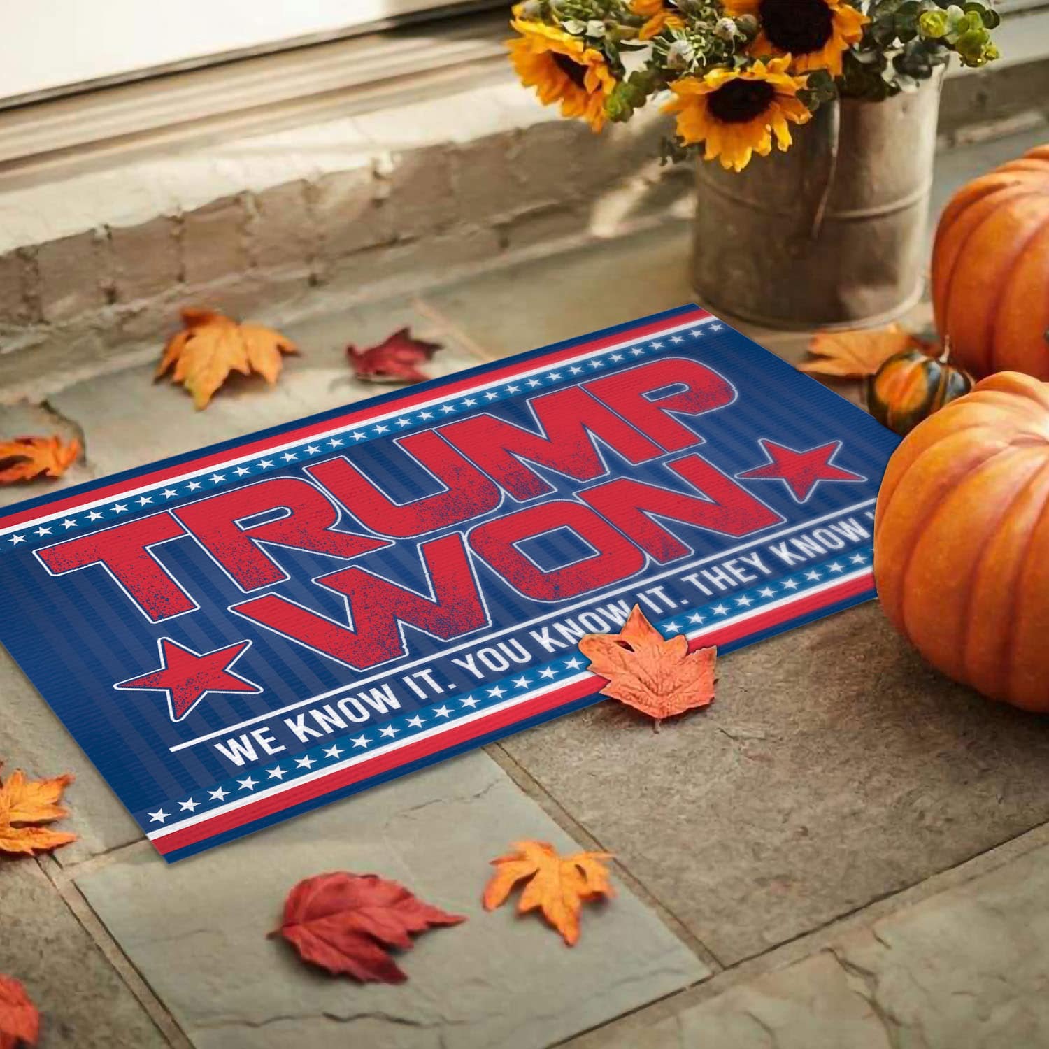 1O. uu tien Trump Won (doormat) (4) Doormat mockup 9