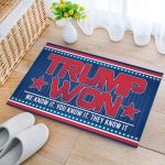 1O. uu tien Trump Won (doormat) (4) Doormat mockup 2