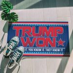 1O. uu tien Trump Won (doormat) (4) Doormat mockup 5
