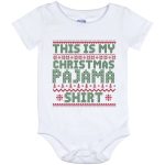 4NH. Pajama Shirt (4), White, Baby Onesie - 12 Month 4NH. Pajama Shirt (4), White, Baby Onesie - 12 Month