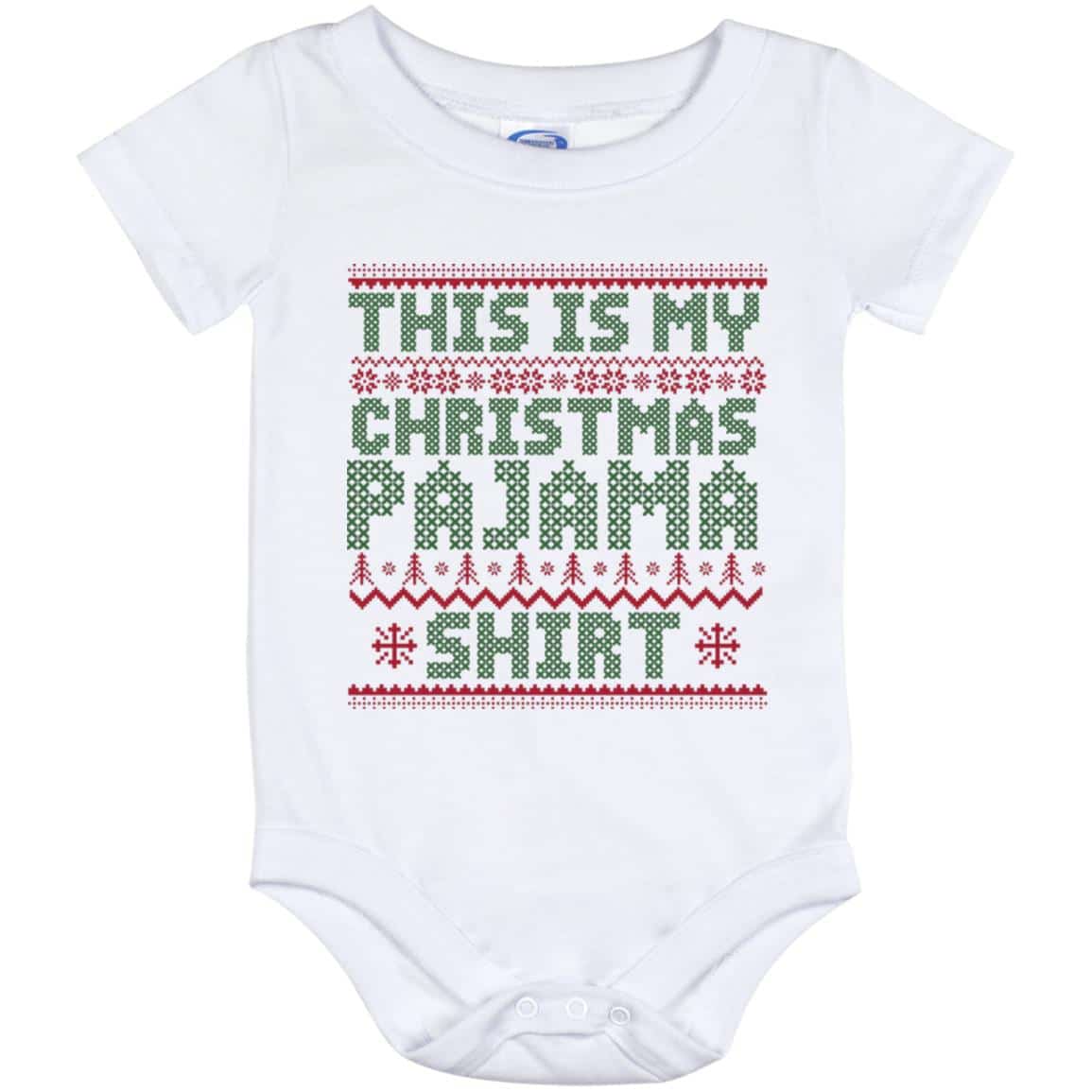 4NH. Pajama Shirt (4), White, Baby Onesie - 12 Month 4NH. Pajama Shirt (4), White, Baby Onesie - 12 Month