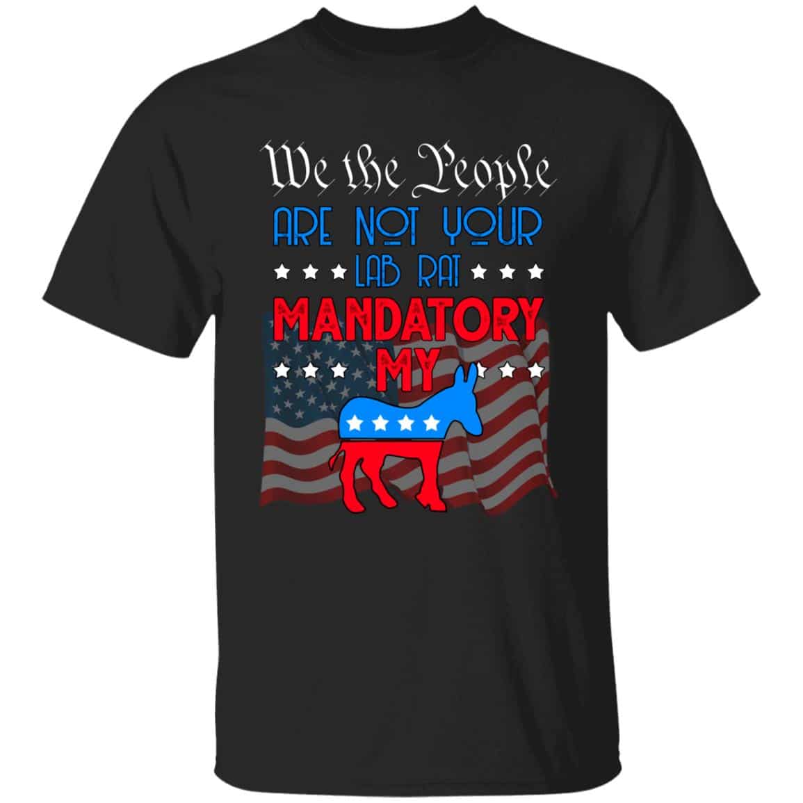 4VT. UU TIEN We The People Lab Rat, Black, Unisex T-Shirt