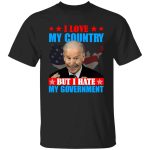 1LV. I Love My Country_tee, Black, Unisex T-Shirt
