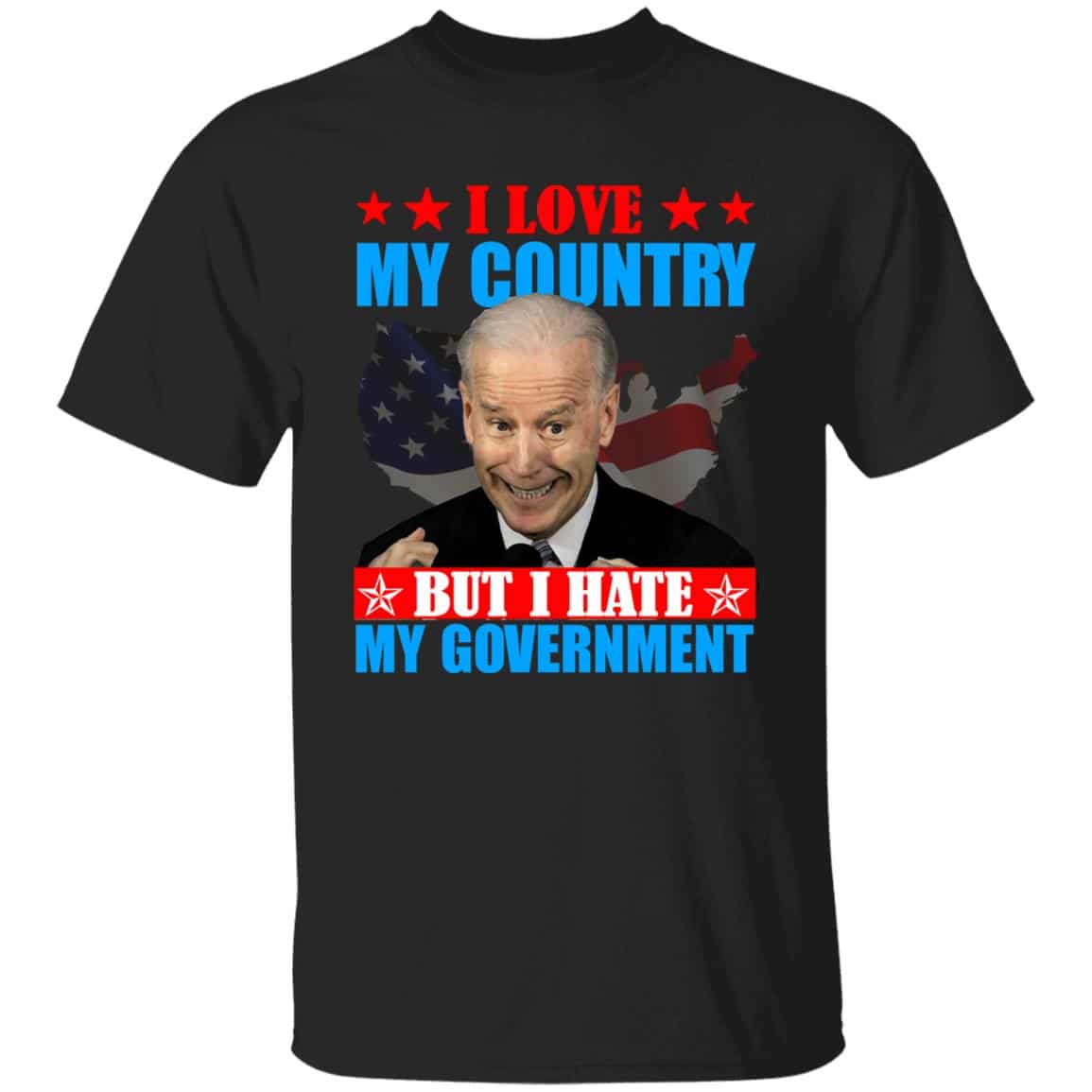 1LV. I Love My Country_tee, Black, Unisex T-Shirt