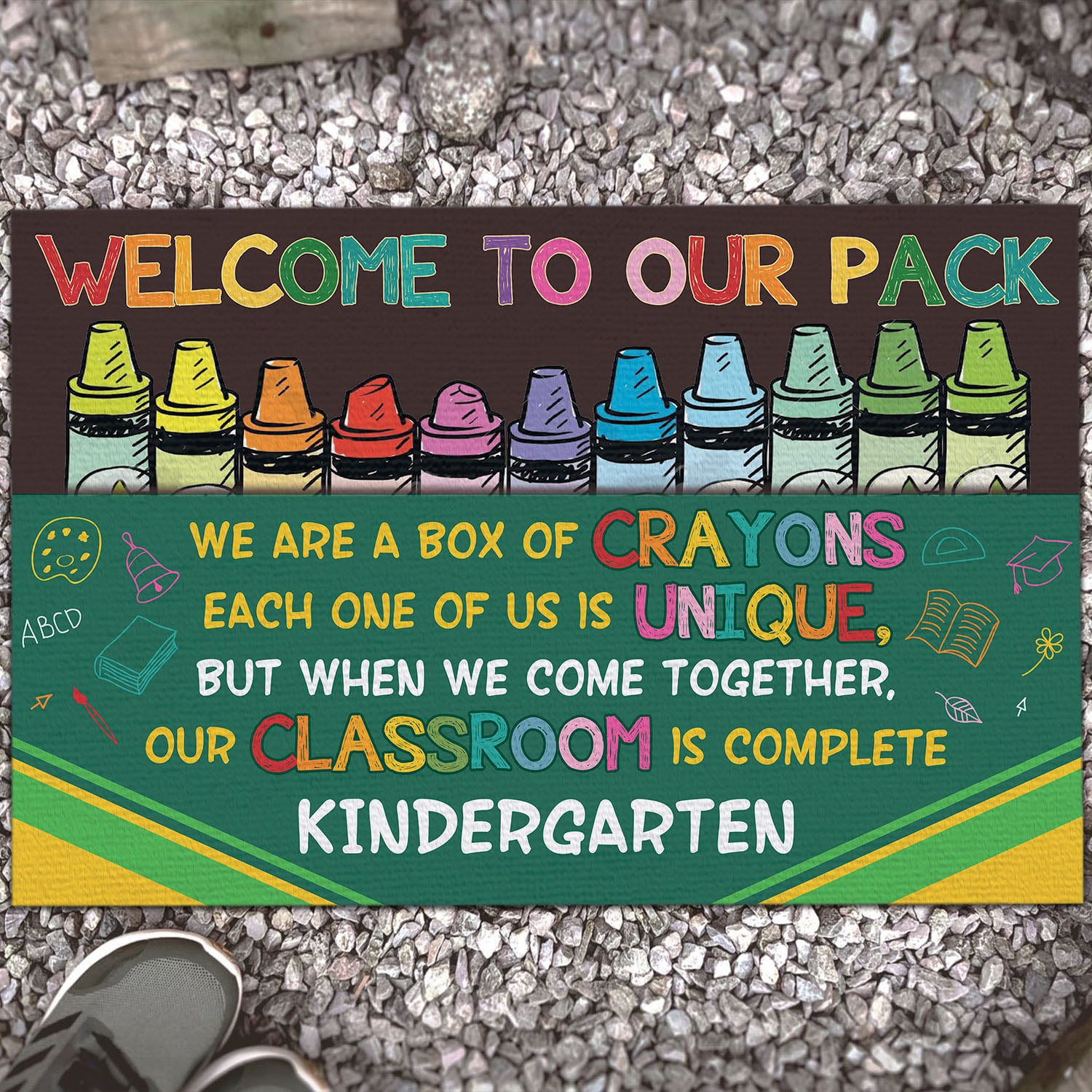 3O. Our Pack (Sample Design) Doormat Mockup 13