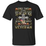 10UT. Only Two Jesus Christ, Black, Unisex T-Shirt
