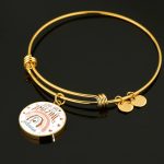 Personalized Name You Are Nothing Short of Amazing Rainbow Circle Pendant Necklace - Bangle