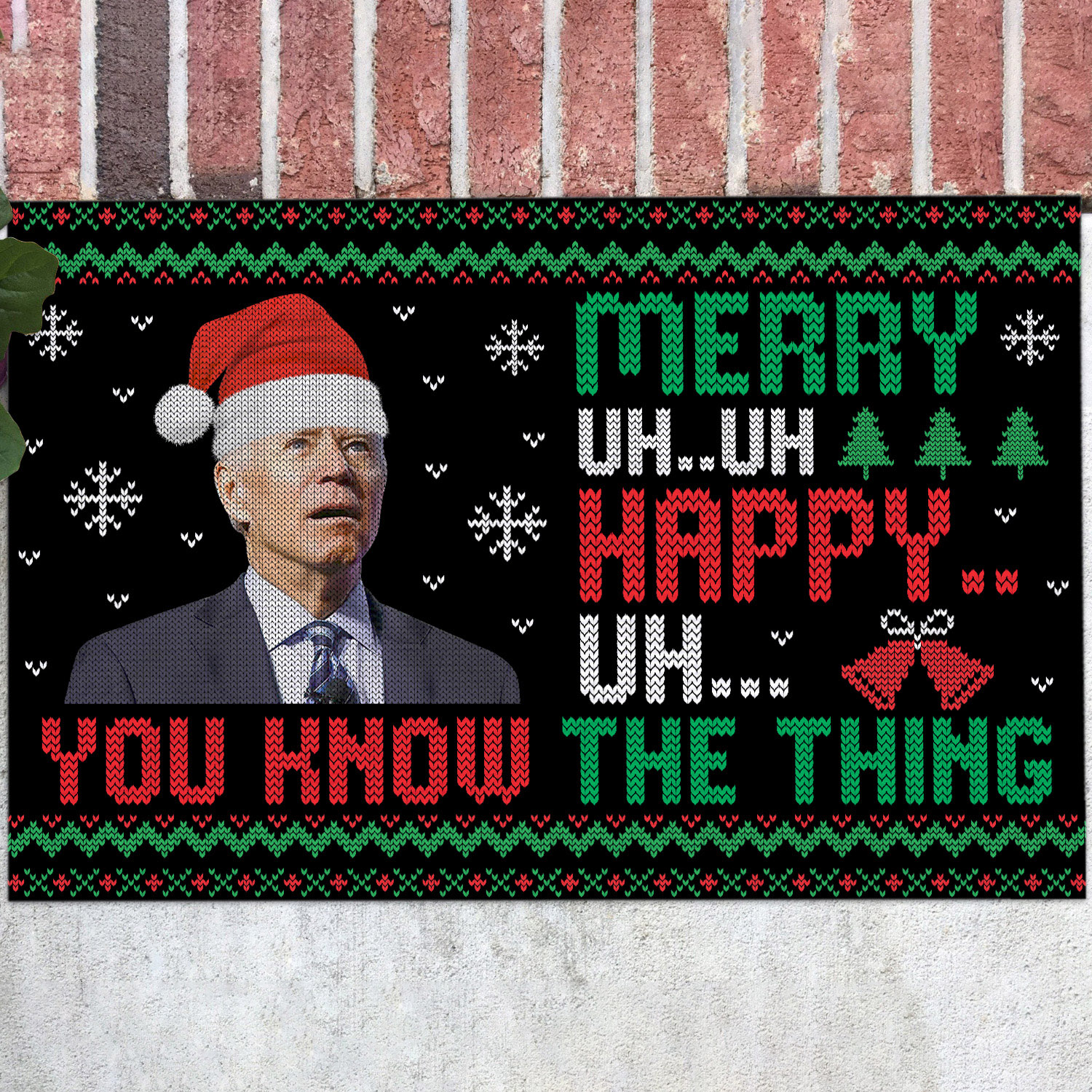 1LV. GAP Merry Uh Uh Doormat (5) Doormat mockup 12fx