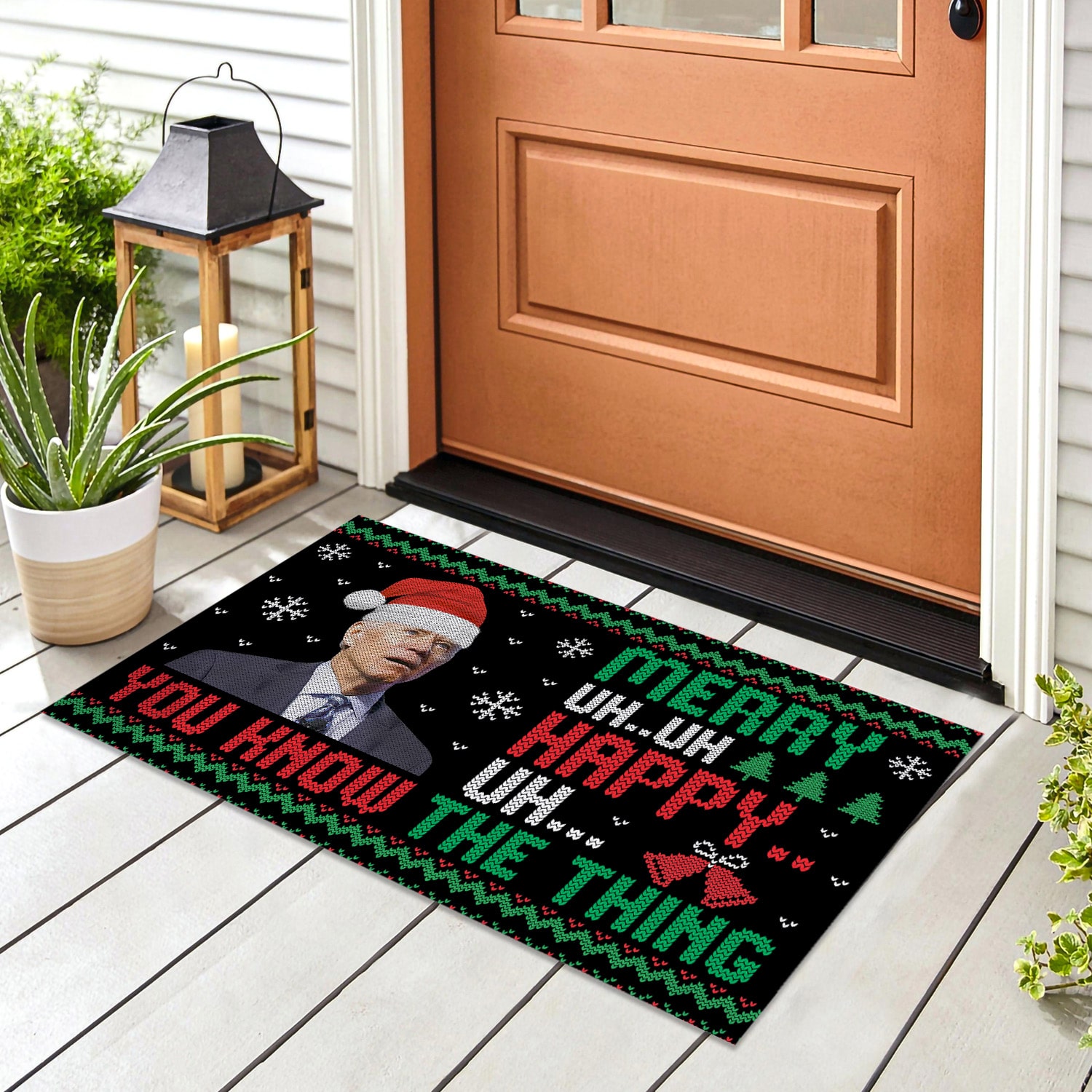 1LV. GAP Merry Uh Uh Doormat (5) Doormat mockup 8