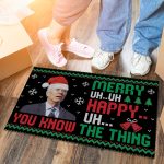1LV. GAP Merry Uh Uh Doormat (5) Doormat mockup 6