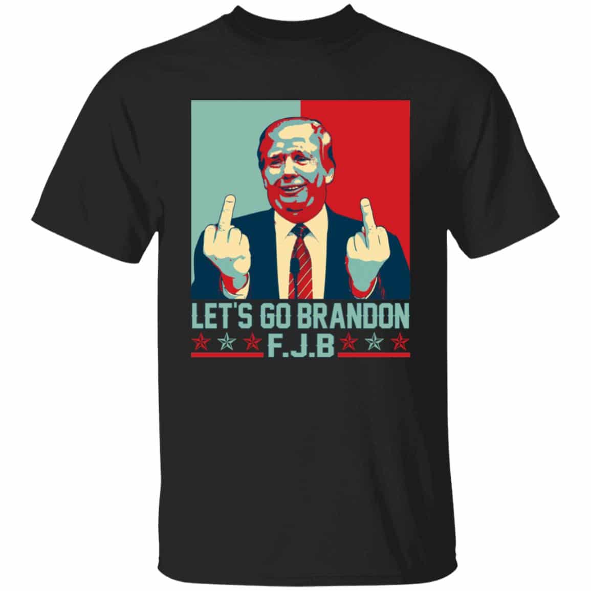 1VT. UU TIEN Let's Go Brandon, Black, Unisex T-Shirt