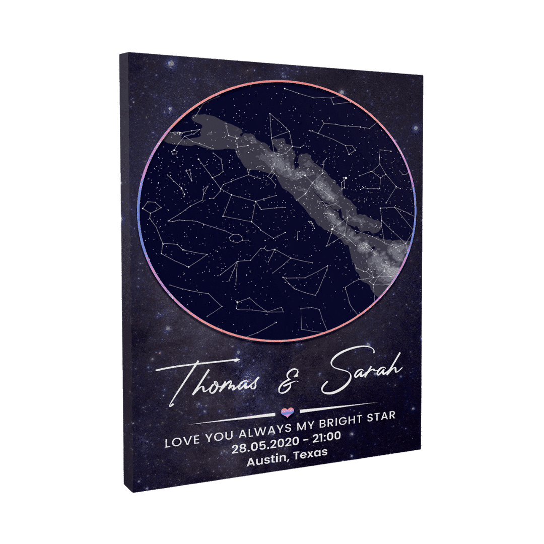 Personalized Star Maps and Street Maps CubeBik