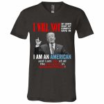 27 HG. I Will Not Sit Down, Dark Grey Heather, V-Neck T-Shirt