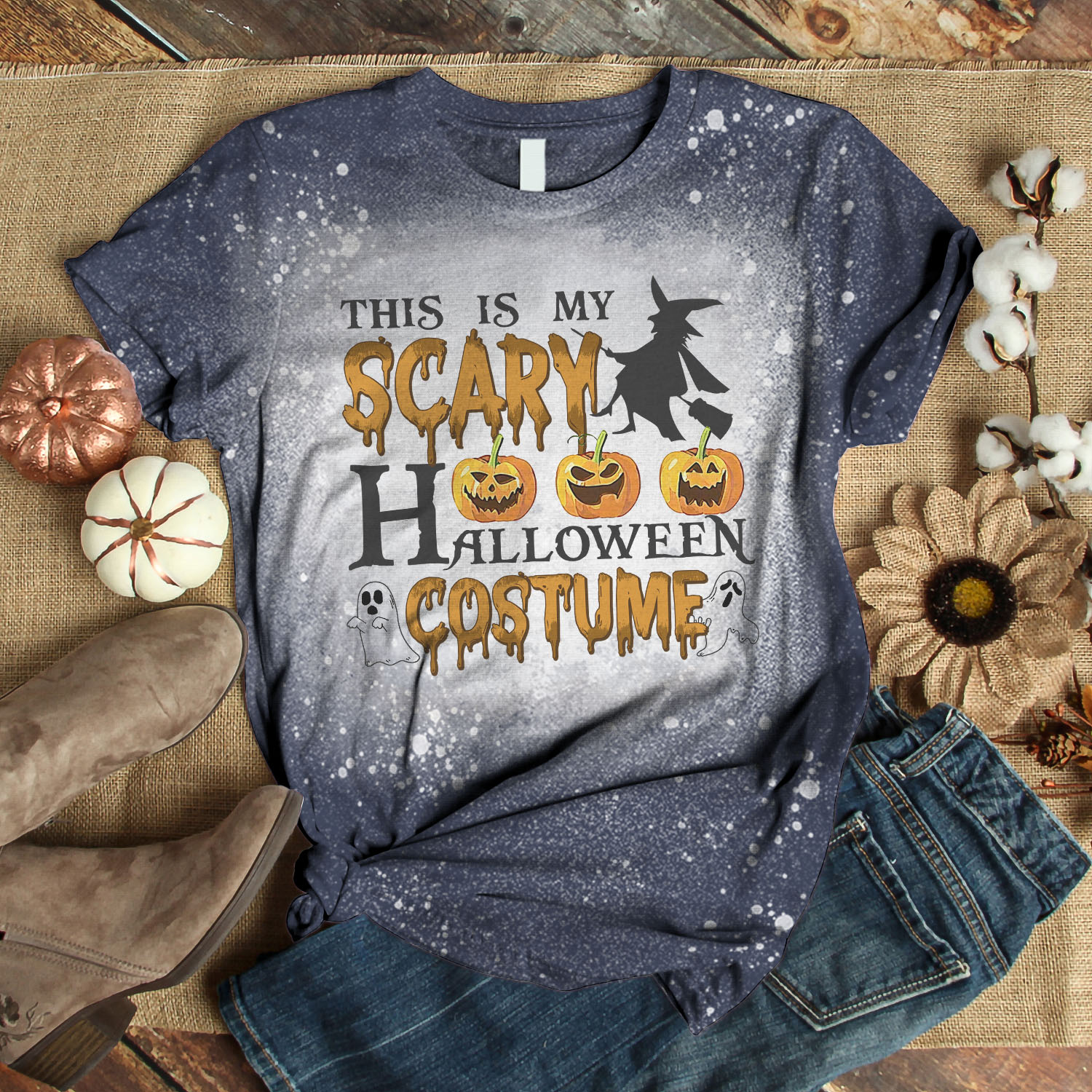 9vt. This Is My Scary Halloween Bleached Bleached Mockup 3