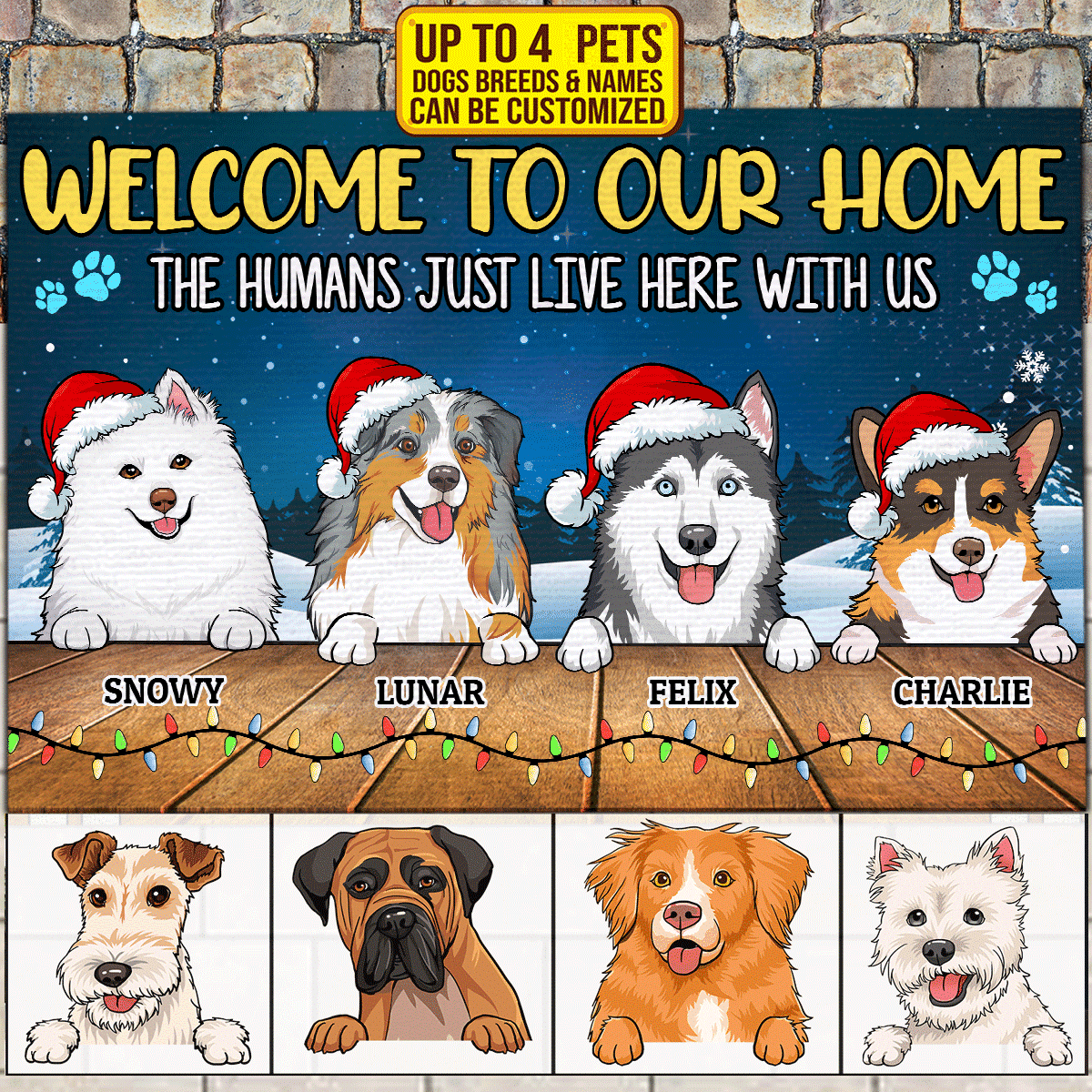 1. Welcome To Our Home Doormat (custom 1200 1)