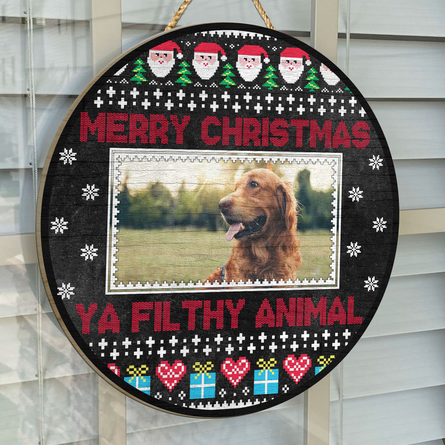 2vt. Ya Filthy Animal Door Sign Sample Design Door Sign Mockup 14