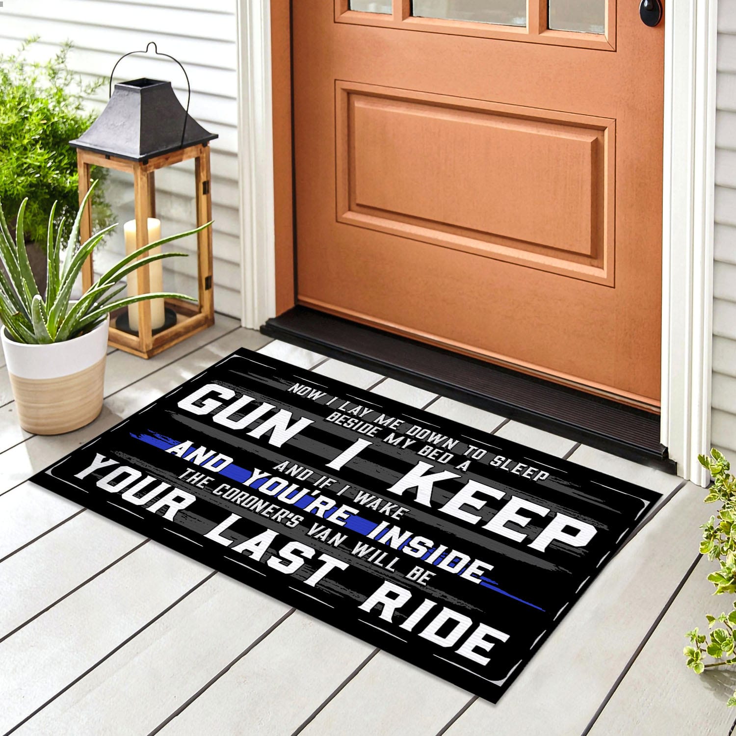 1 Hg. Gun I Keep 1 Doormat Mockup 8