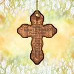 Way Maker Miracle Worker My God that Is Who You Are Decorative Custom Shaped Wooden Christmas Ornament Keepsake