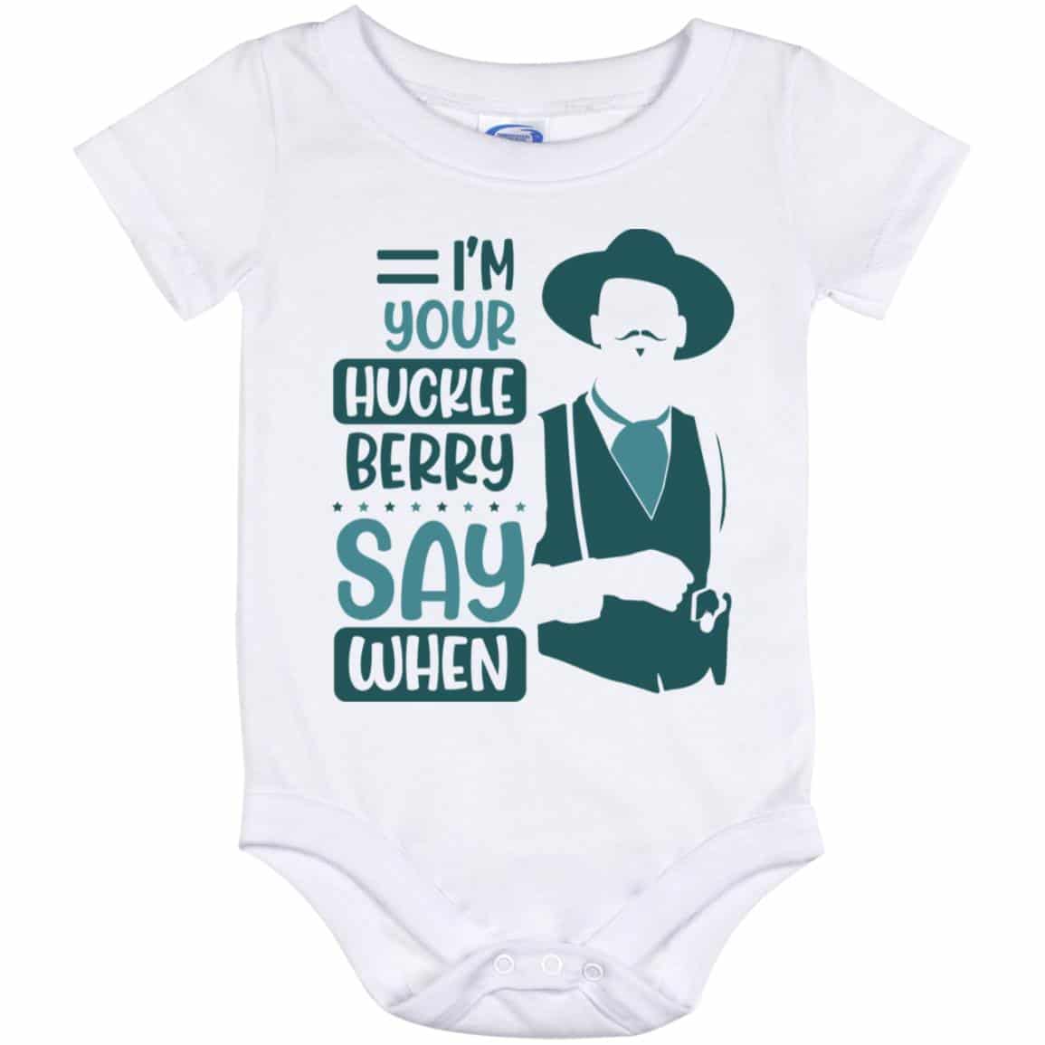 10. Say When (5), White, Baby Onesie - 12 Month