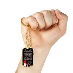 Personalized Son Name To My Son Firefighter Wherever Your Journey In Life May Take You Dog Tag - Gift for Firefighter
