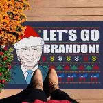 2Th. Let's Go Brandon (5) Doormat mockup 7