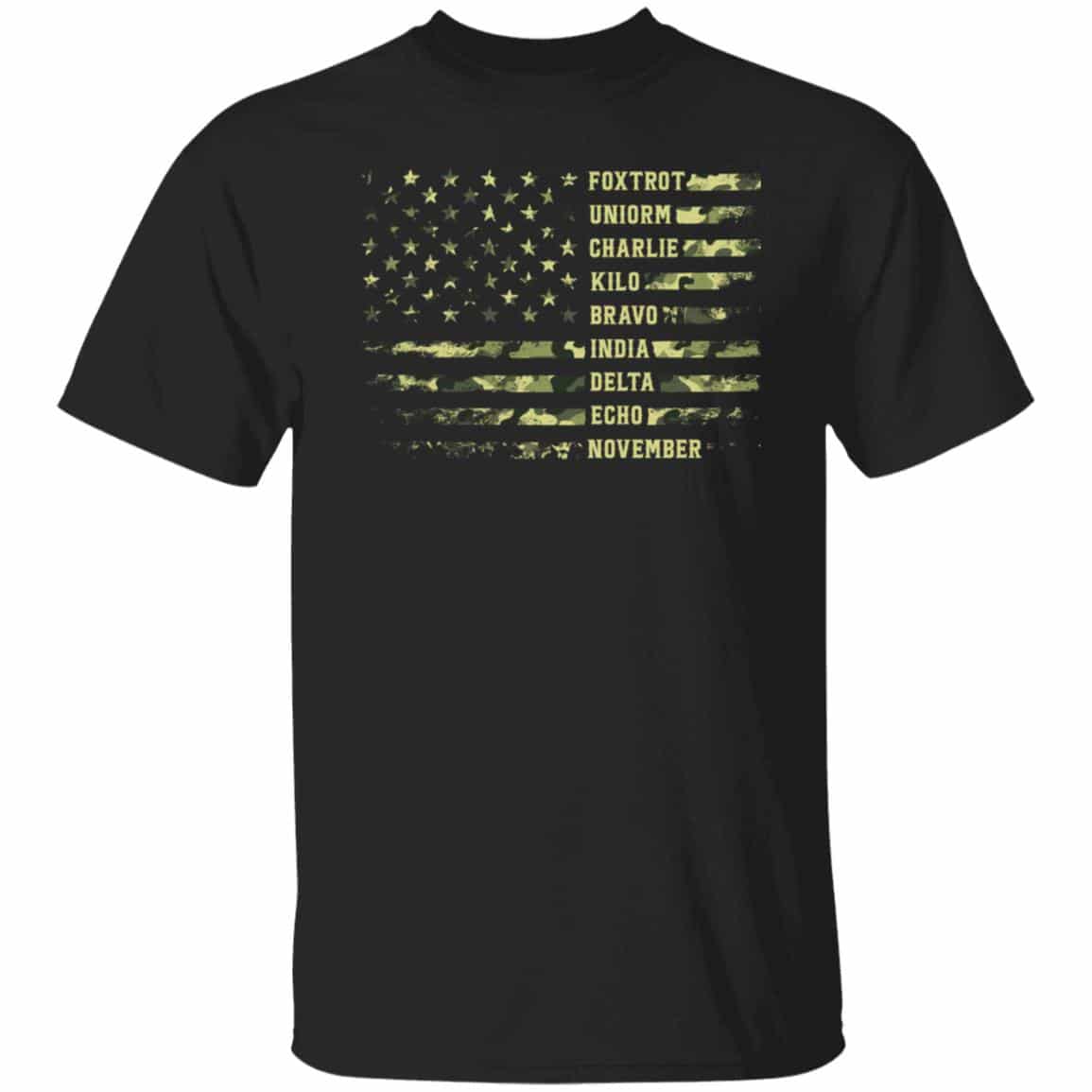 5 HG. Foxtrot Uniform Charlie (4), Black, Unisex T-Shirt