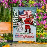 2 HG UU TIEN. We Wish You Ameri Christmas (7) Garden Flag Mockup 4