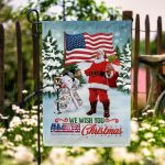 2 HG UU TIEN. We Wish You Ameri Christmas (7) Garden Flag Mockup 6