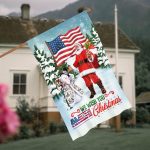 2 HG UU TIEN. We Wish You Ameri Christmas (7)House Flag Mockup 4
