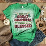 5VT. Being A Great Grandma Bleached Mockup 3