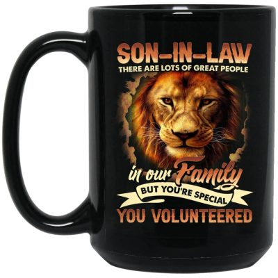 15 oz. Black Mug