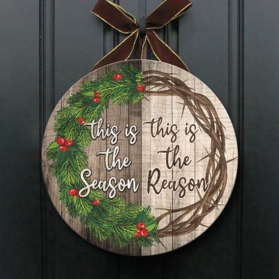 Wooden Door Sign