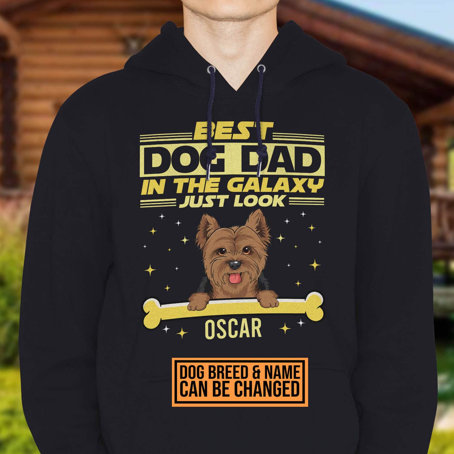 8VT. Best Dog Dad In Galaxy hoodie mk2