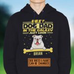 8VT. Best Dog Dad In Galaxy hoodie mk3