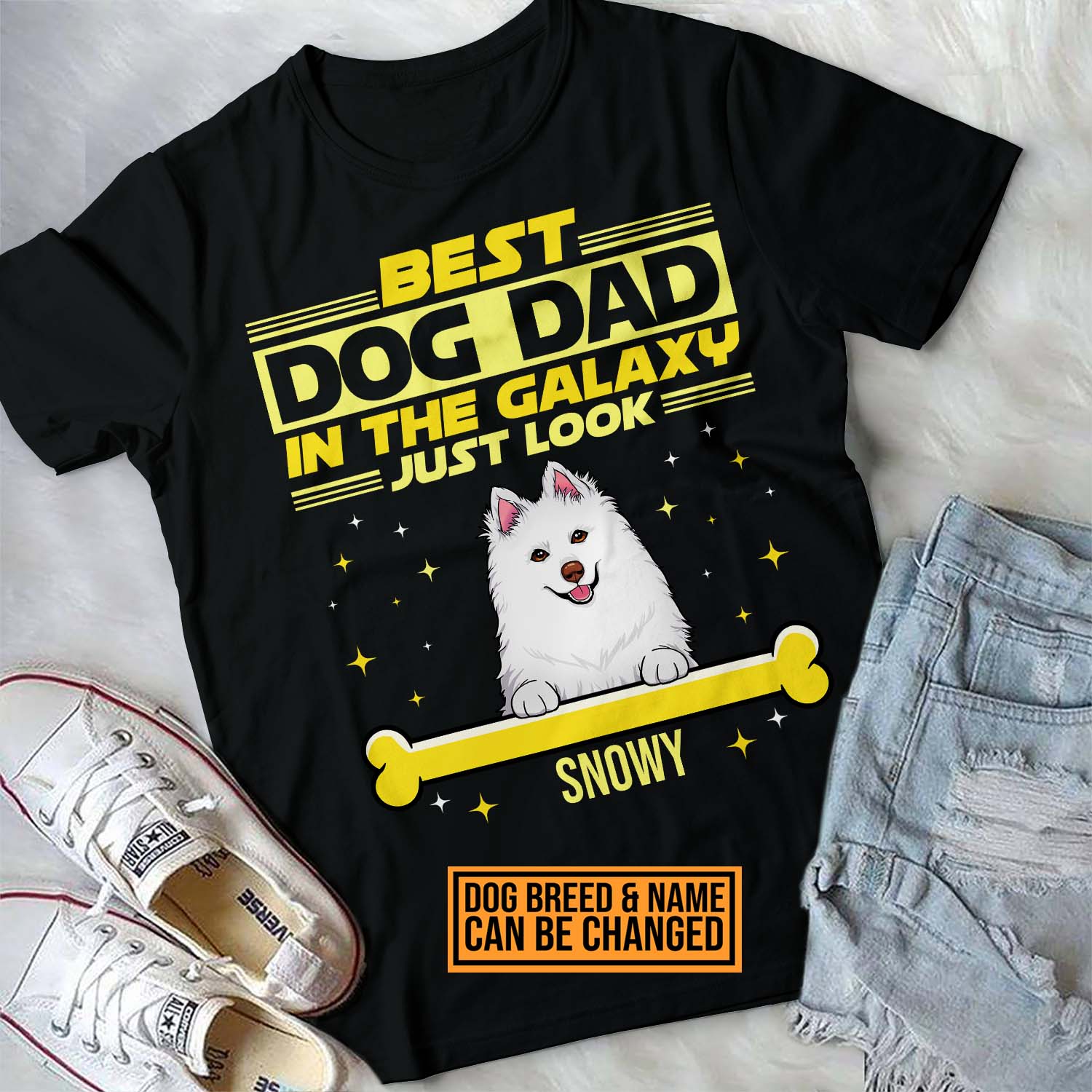 8VT. Best Dog Dad In Galaxy shirt mk3