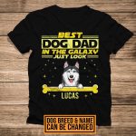 8VT. Best Dog Dad In Galaxy shirt mk5