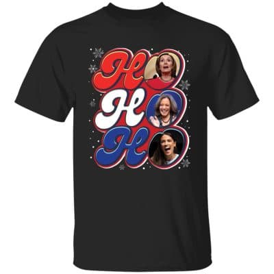1VT. Ho Ho Ho Nancy Kamala Cortez, Black, Unisex T-Shirt